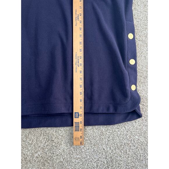 NWT Dudley Stephens Crescent Beach Cover Up Terry Cloth Resort Navy Blue Size XL - Picture 9 of 9